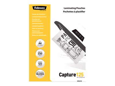 FELLOWES POUCHETTES A PLASTIFIER 125MIC