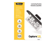 FELLOWES POUCHETTES A PLASTIFIER 125MIC