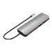 I-TEC USB-C Metal Nano Dock 2x HDMI + PD