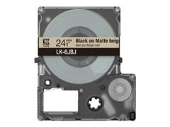 EPSON Matte Tape Beige/Black 24mm 8m