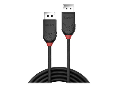 LINDY 0.5m DisplayPort 1.2 Cable Black