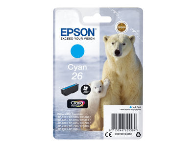 EPSON 1LB 26 cyan ink claria prem w/s
