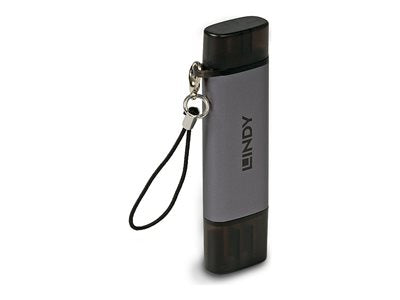 LINDY USB 3.2 TypeC A mcr SD Card Reader
