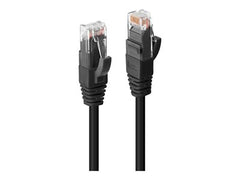 LINDY UTP Cat.6 Cable Black 3m LSOH