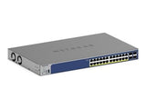 NETGEAR 24P GE POE+ Smart Switch W/10G