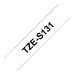 BROTHER TZE-S131 Noir/Clair 12mm 8m