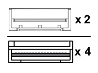 LENOVO OSFP800 to 4xQSFP112 DAC 2m
