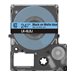 EPSON Matte Tape Blue/Black 24mm 8m