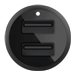 BELKIN Double Charg voiture USBA 24W