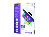 FELLOWES POCHETTES A4 - DOS ADHESIF - 80