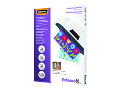 FELLOWES POCHETTES A4 - DOS ADHESIF - 80