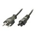 LINDY 2m italian mains plug to IEC C5