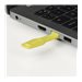 LINDY RJ45 Port Locks YELLOW 10x + 1 Key