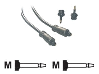 MCL Câble audio optique Toslink mâle