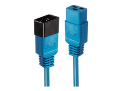 LINDY 1m IEC C19 to C20 Cable Blue