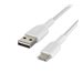 BELKIN Câble tressé USB-A USB-C 2m blanc