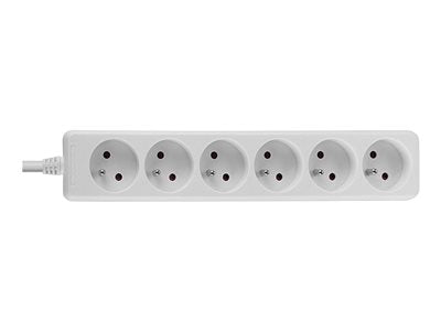 LINDY 6 way Mains Gang Socket FR
