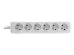 LINDY 6 way Mains Gang Socket FR