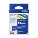 BROTHER RUBAN PTOUCH BLANC/BLEU