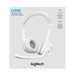 LOGI H390 USB Computer Headset - WHITE