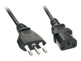 LINDY 0.7m IEC mains lead italy