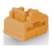 LINDY RJ45 Port Locks ORANGE 20pcs.