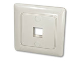 LINDY Face Plate DE for 1 Keystone