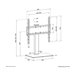 NEOMOUNTS TV Desk Stand base