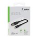 BELKIN Câble Lightning USB-A 0.15m noir