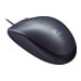 LOGI M90 corded optical Mouse grey