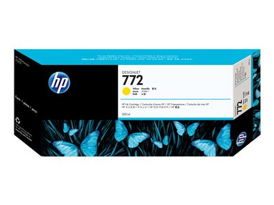 HP 772 300-ML YELLOW INK CARTRI