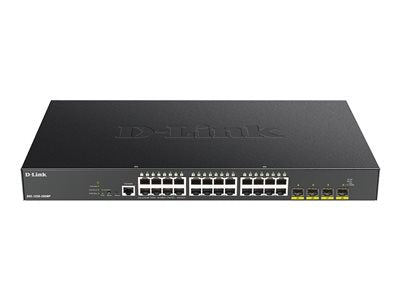 D-LINK 28-Port Smart PoE+ Switch 4x 10G