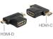 LINDY Adaptateur DVI-D mâle HDMI A f