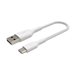 BELKIN Câble tressé USB-A USB-C 2m blanc
