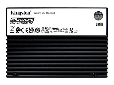 KINGSTON 3.84To DC3000ME U.2 PCIe SSD