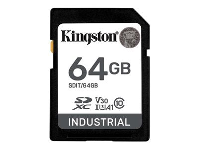 KINGSTON 64Go SDXC Industrial C10 UHS-I