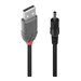 LINDY Cable USB A male - DC 3.5/1.35mm