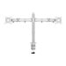 NEOMOUNTS Flat Desk Mount 2 screens Silv