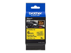 BROTHER RUBAN 6mm Noir/Jaune