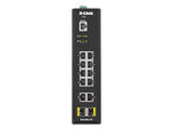 D-LINK 12 Port L2 Industrial SM Switch