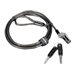 PORT TWIN HEAD KEYED SECURITY CABLE