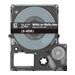 EPSON Matte Tape Black/White 24mm 8m