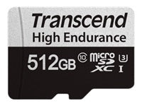 TRANSCEND 512Go microSD w/adapter