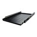 MCL 19p 1U black sliding tray for rac