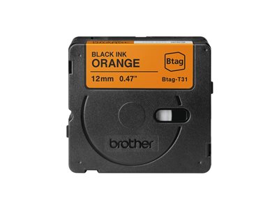 BROTHER 12MM BTAGT31 Ribbon Black