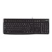 LOGI K120 Corded Keyboard black FRA