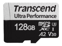 TRANSCEND 128Go microSD w/ adapter UHS-I