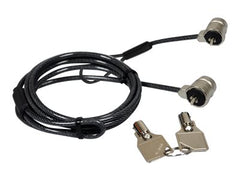 PORT TWIN HEAD KEYED SECURITY CABLE