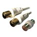 MCL Câble d antenne TV 9,5mm mâle / mâle