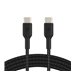 BELKIN Câble tressé USB-C USB-C 1m
